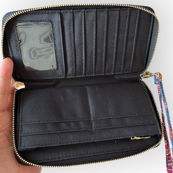 Colorful Geometric Clutch Wristlet - Picture 2 of 2